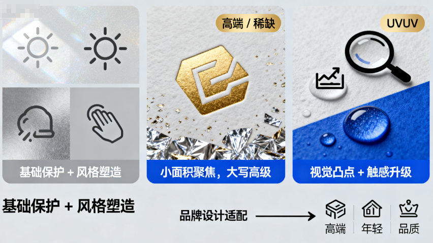 宣传册印刷工艺怎么选?覆膜 / 烫金 / UV 工艺适用场景分析 哈尔滨品牌设计公司